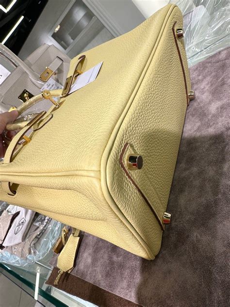 Hermes Birkin 25 Jaune Poussin Luxury Bags Wallets On Carousell