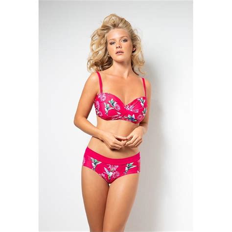 Panos Emporio Anthea Balconette Bikini Pink Frasers