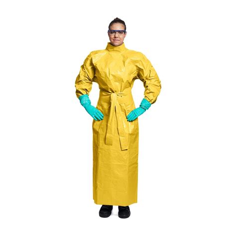 Dupont Tychem 2000 C Tc0290tyl00 Gown Yellow