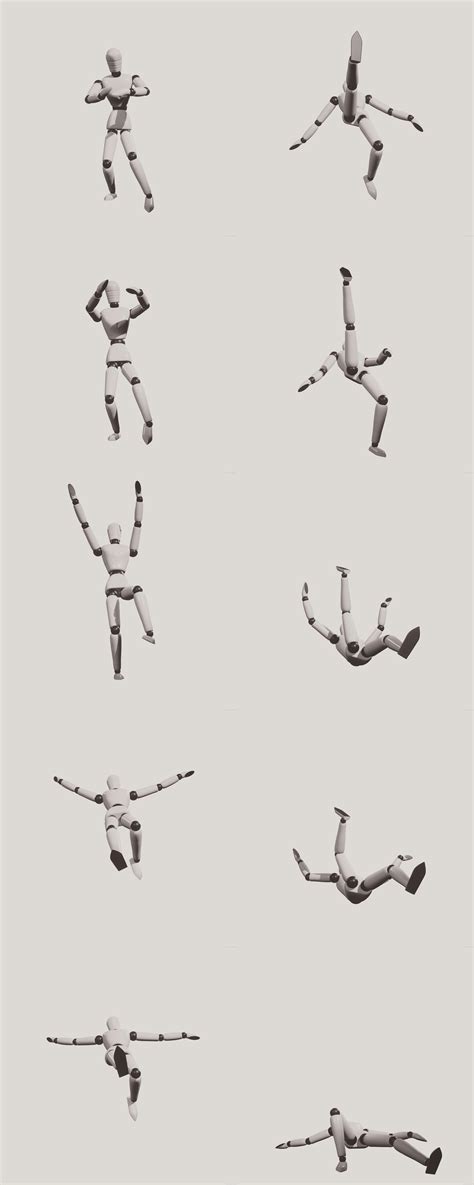 Falling Drawing Pose