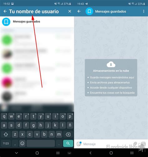 Qué hacer si eliminaste tu chat de Mensajes guardados en Telegram