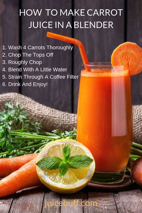 How To Make Carrot Juice Without A Juicer Dryer Enthusiast