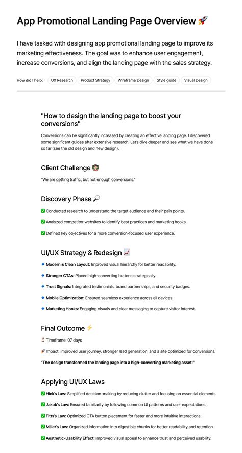 High Converting Landing Page - Strategy Explained by Mahamud Hassan