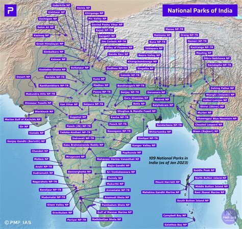 Tiger Reserves Of India With Map 53 Tiger Reserves In India In 2023