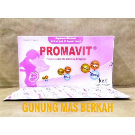 Jual PROMAVIT Promavit Promafit Kapsul Suplemen Multivitamin Dan