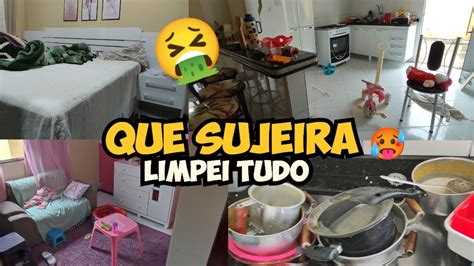 Cansei 4dias Sem Limpar A Casa Estava Um Nojo🤮faxina Completa Pesada 🥵 Youtube