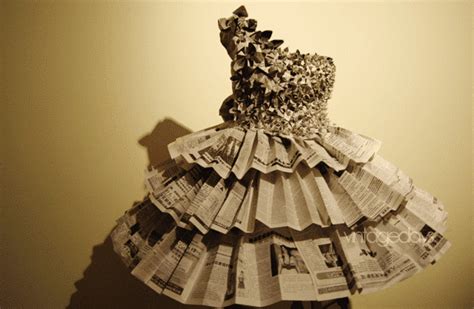 25 Amazing Paper Dresses Collection And Designs