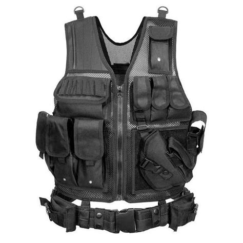 Law Enforcement Tactical Vest for Right-Hand Shooters JY-16 - Black | Shop Today. Get it ...