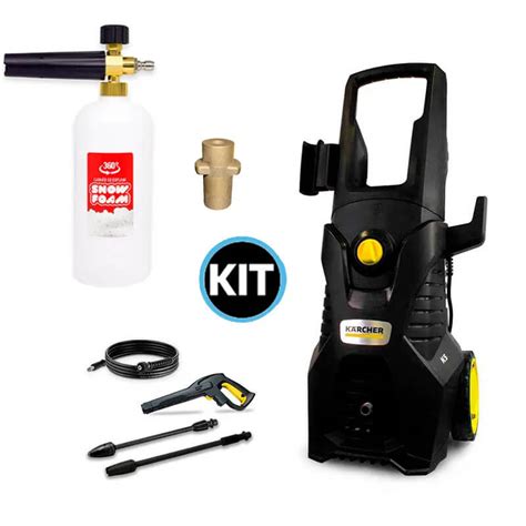 Kit Lavadora De Alta Pressao Karcher Lbs K Black V Canhao