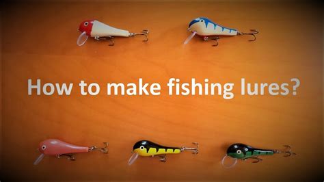 How To Make Fishing Lures Youtube