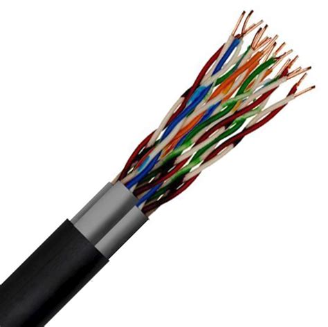 Securi Flex SFX C5 UTP 12 PE BLK 1 Cable 1m Per Metre Category 5e