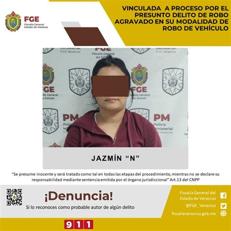 Vinculada A Proceso Por El Presunto Delito De Robo Agravado En Su