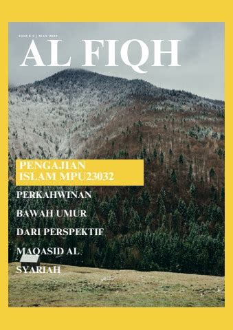 Perkahwinan Bawah Umur Maqasid Syariah Zafranasid Flip Pdf Anyflip