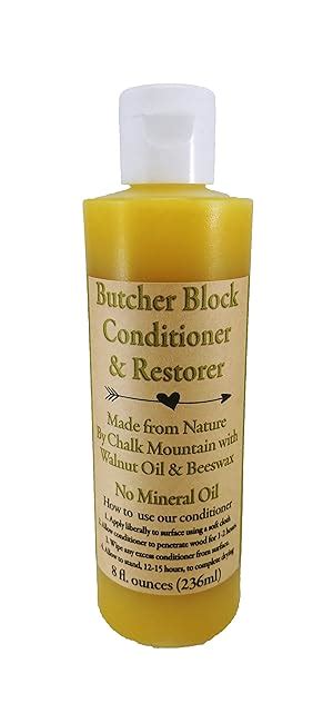 8oz Butcher Block Oil Conditioner And Restorer Food Safe 100 Natural Great For Any