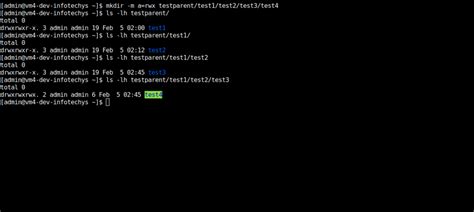 Basic Mkdir Command Examples In Linux Infotechys