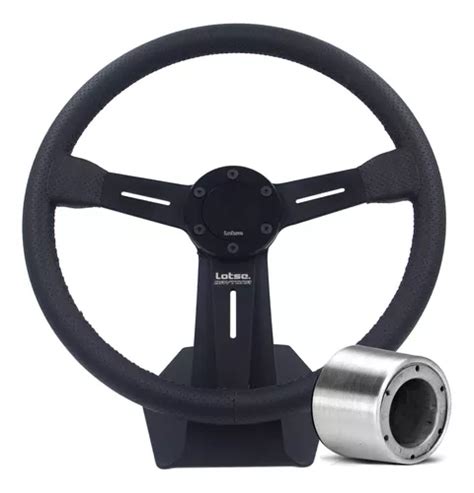 Volante Cl Ssico Lotse Daytona Couro Preto Brinde Parcelamento