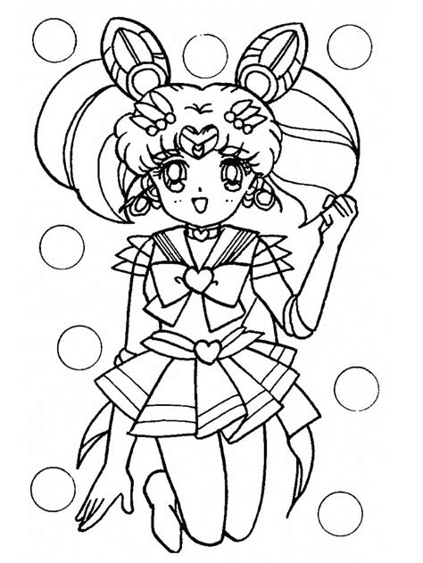 Sailor Moon Chibiusa Coloring Page