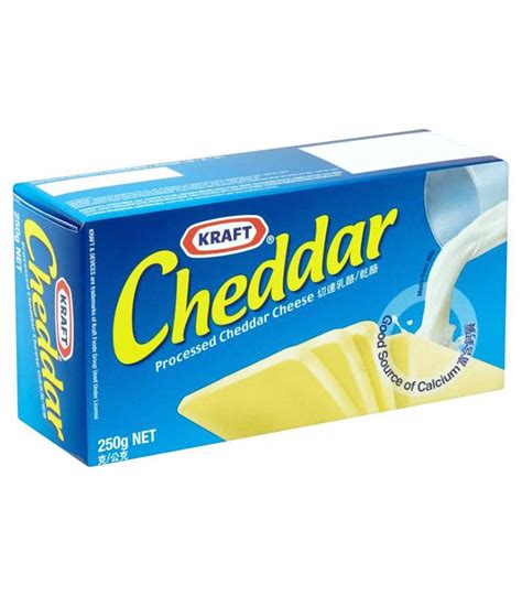 Kraft Cheddar Cheese 250g - DeGrocery.com