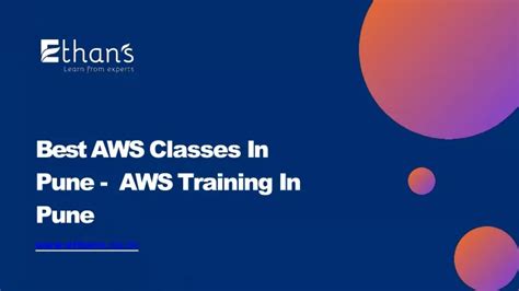 Ppt Aws Training In Pune Aws Classes In Pune Ethans Powerpoint