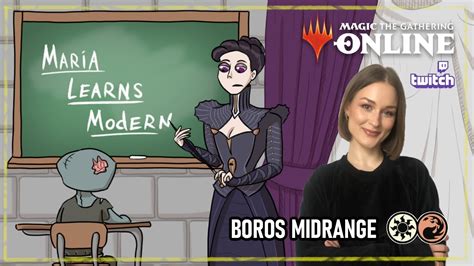 Maria Learns MODERN Ft Boros Midrange MTGO League YouTube