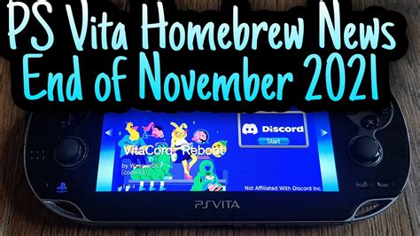 PS Vita Homebrew News End Of November 2021 YouTube