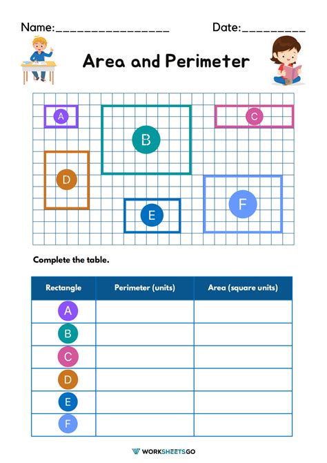 Area And Perimeter Worksheets | WorksheetsGO