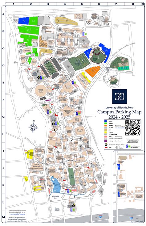 Unr Map Campus Nancy Valerie