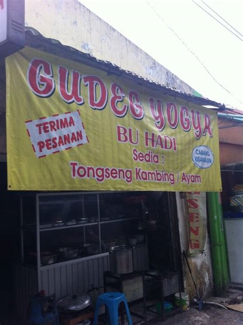 Harga Menu Gudeg Yogya Bu Hadi Terbaru Di Kec Tangerang