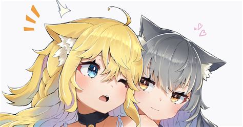 Original Girl Cat Ears 大好きホールド Pixiv