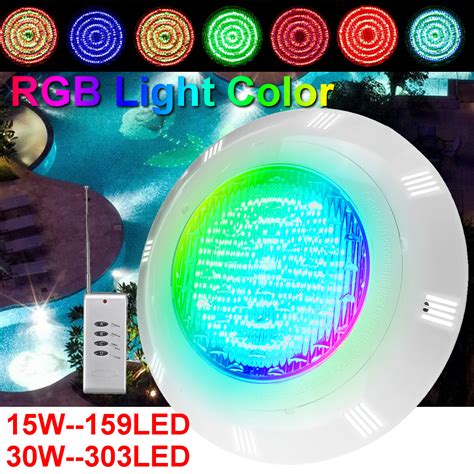 Generic Rgb Led Swimming Pool Light W Led Ip Waterproof Ac Dc V