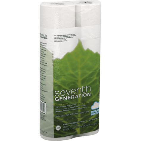 Seventh Generation Bathroom Tissue Big Rolls 2 Ply Paper And Plastic Foodtown