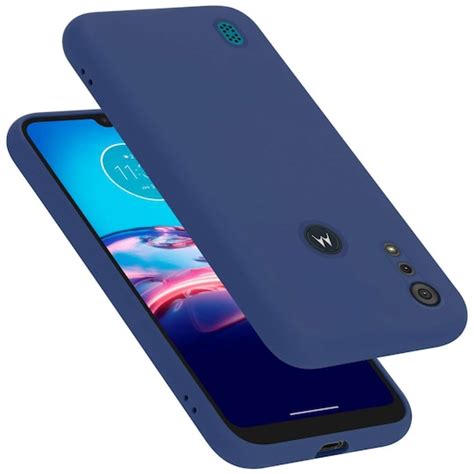 Motorola Moto E6s 2020 Silikondeksel Case Blå Elkjøp