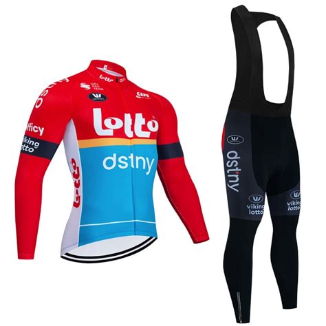 Ensemble Cuissard V Lo Et Maillot Cyclisme Hiver Pro Lotto Dstny