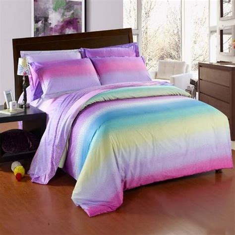 Rainbow colored bedding | Hawk Haven