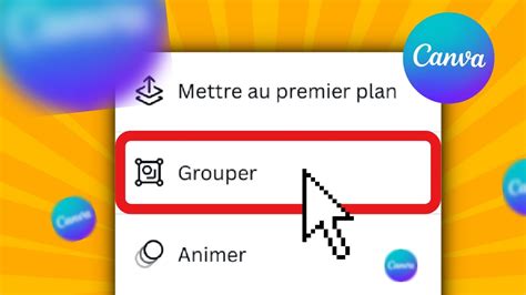 Canva Tutoriel Comment Grouper Et D Grouper Des L Ments De Design