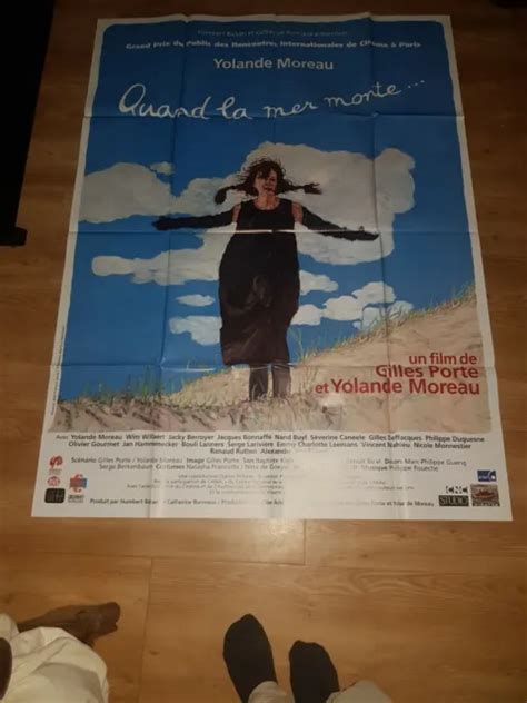 AFFICHE DE CINÉMA d époque du film QUAND LA MER MONTE de 2004