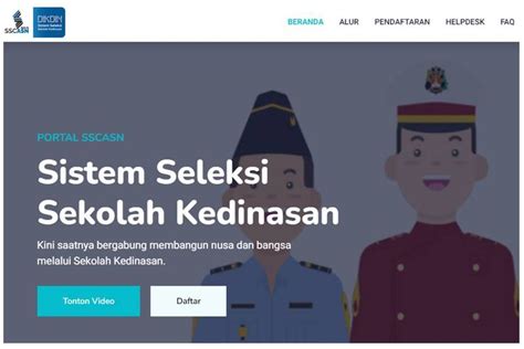 Pendaftaran Formasi Sekolah Kedinasan