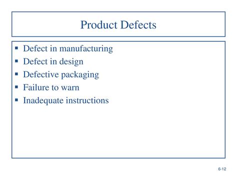 Chapter 6 Product And Strict Liability Ppt Download