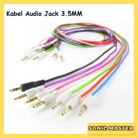 Jual Kabel Aux Audio Panjang Meter Jack Hp Komputer Ke Speaker