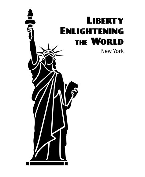 Statue Of Liberty Custom Designed Graphics Creative Market