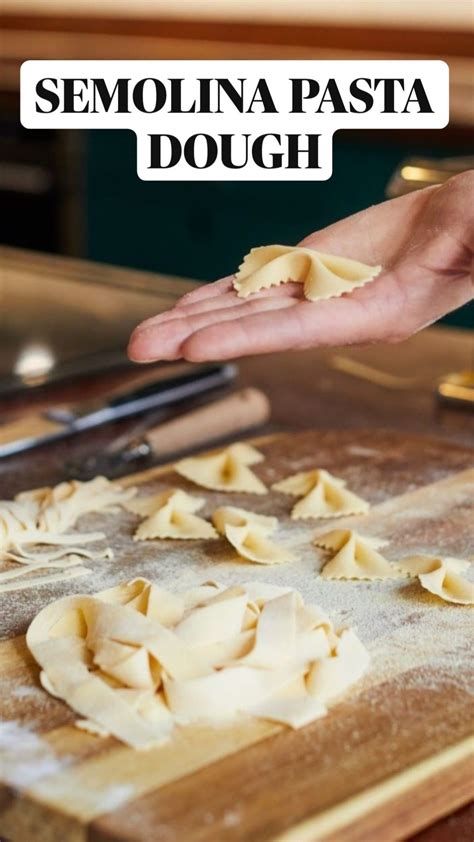 Semolina Pasta Dough Our Cooking Journey Easy Homemade Pasta