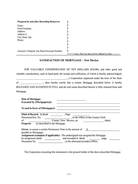 Easy To Use Loan Satisfaction Letter Template