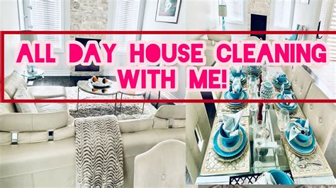 All Day House Cleaning With Me Extreme Cleaning Motivation At My