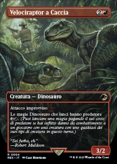 Hunting Velociraptor · Jurassic World Collection (REX) #4 · Scryfall Magic The Gathering Search