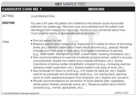 Oet Speaking Tips And Practice For Success E Test Prep