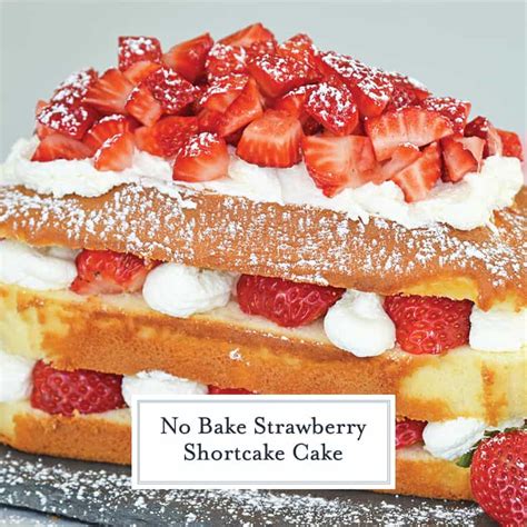 G Teau Shortcake Aux Fraises Sans Cuisson Recette De Dessert Facile