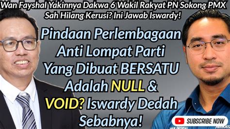 Pindaan Perlembagaan Parti Bersatu Tidak Beri Kesan Kpd Mp Pn Sokong