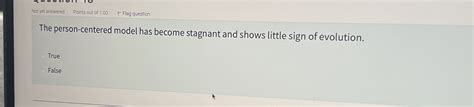 Solved Not Yet AnsweredPoints Out Of 1 00Flag QuestionThe Chegg