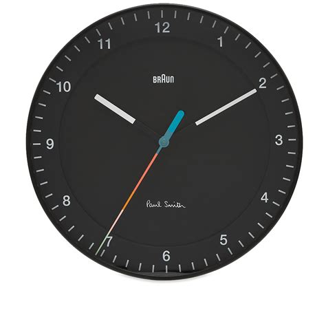 Braun X Paul Smith Classic Analogue Wall Clock Black Multi End Us