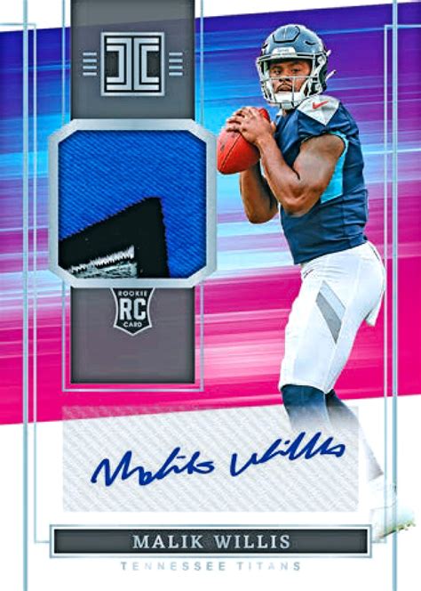 2022 Panini Impeccable NFL Football Cards Checklist